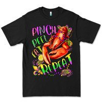 Black pinch peel eat repeat mardi gras olivia Premium Tee - OliviaCreatesArt