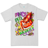 Dove Grey pinch peel eat repeat mardi gras olivia Premium Tee - OliviaCreatesArt