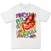 White pinch peel eat repeat mardi gras olivia Premium Tee - OliviaCreatesArt