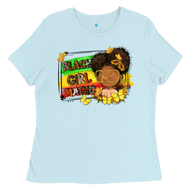 Black Girl Magic Ladies Tee by FaDigitalArtStudio | Teevron