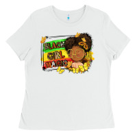 White black girl magic Ladies Tee - FaDigitalArtStudio