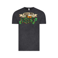 Vintage Black wee bit irish st patrick's day Vintage Tee - FaDigitalArtStudio