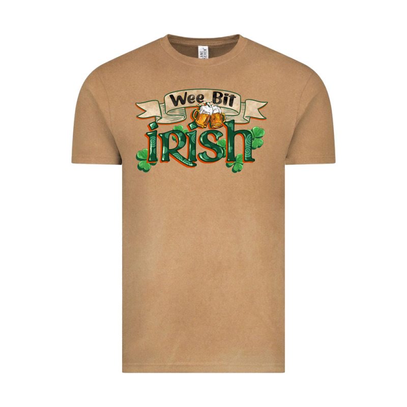 Wee Bit Irish St Patrick's Day Vintage Tee by FaDigitalArtStudio | Teevron