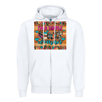 White i'm a simple woman Zipper Hoodie - JahusDesignShop