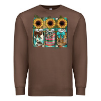 Chestnut mason jar, sunflower Premium Sweatshirt - JahusDesignShop