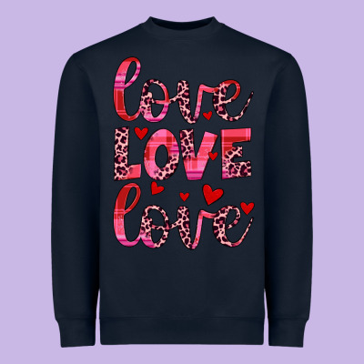 Love Valentines Day Heavyweight Sweatshirt Designed By Jahusdesignshop
