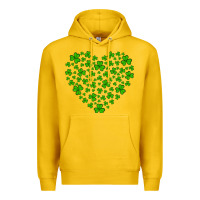 Lemon shamrock heart Premium Hoodie - Artiststas