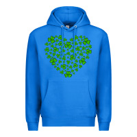 True Royal shamrock heart Premium Hoodie - Artiststas