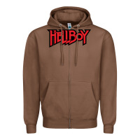 Chestnut Hellboy Zipper Hoodie - baoMotion