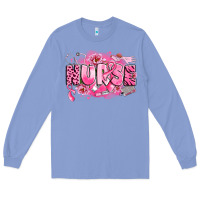 Colony Blue breast cancer nurse Long Sleeve Tee - LillyAllenDesigns