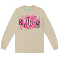 Mushroom breast cancer nurse Long Sleeve Tee - LillyAllenDesigns