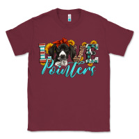 Burgundy love german shorthaired pointers Classic Tee - Artiststas