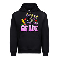 Black Third Grade Urban Hoodie - RanaPortraitStore