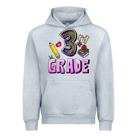 Heather Grey Third Grade Urban Hoodie - RanaPortraitStore