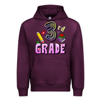 Mauve Wine Third Grade Urban Hoodie - RanaPortraitStore