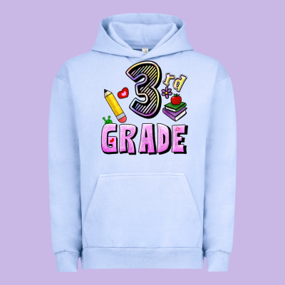 Third Grade Urban Hoodie Designed By Ranaportraitstore