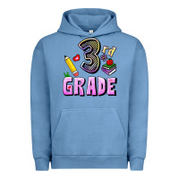 Pigment Pebble Blue Third Grade Urban Hoodie - RanaPortraitStore