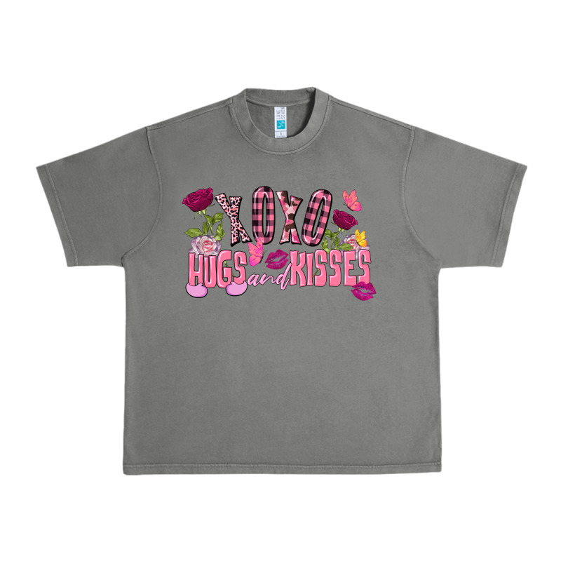 Xoxo Hugs And Kisses Valentine's Day Urban Heavy Tee by FaDigitalArtStudio | Teevron