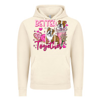 Vintage Artic Be Mine Valentine Dog Vintage Hoodie - CowhideDigitalArt