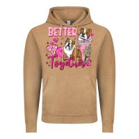Vintage Camel Be Mine Valentine Dog Vintage Hoodie - CowhideDigitalArt