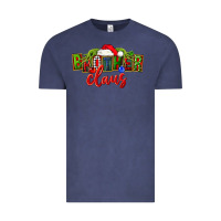 Vintage Denim christmas brother claus Vintage Tee - FaDigitalArtStudio