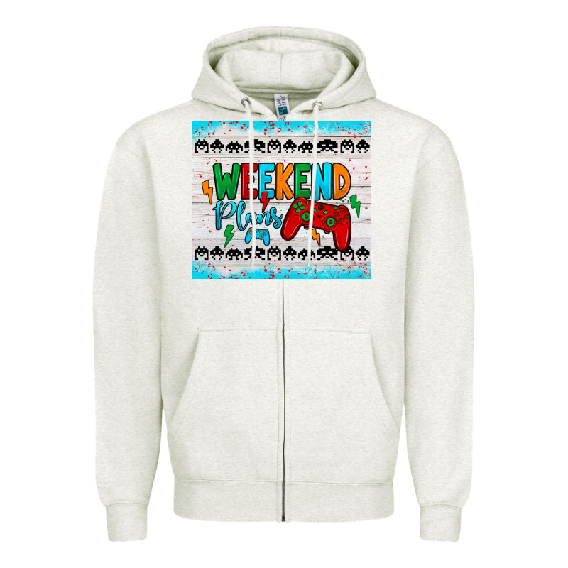Weekend Plans Zipper Hoodie by JahusDesignShop | Teevron