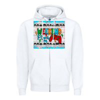 White weekend plans Zipper Hoodie - JahusDesignShop