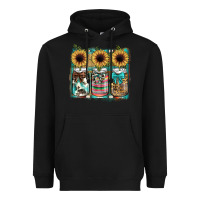 Black mason jar, sunflower Heavyweight Hoodie - JahusDesignShop