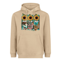 Mushroom mason jar, sunflower Heavyweight Hoodie - JahusDesignShop