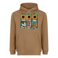 Toasted Coconut mason jar, sunflower Heavyweight Hoodie - JahusDesignShop
