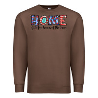 Chestnut home of the because of the brave Premium Sweatshirt - JahusDesignShop