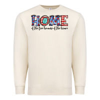 Sandshell home of the because of the brave Premium Sweatshirt - JahusDesignShop