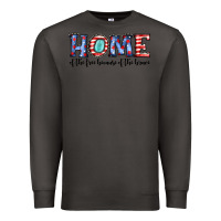 Smoke home of the because of the brave Premium Sweatshirt - JahusDesignShop