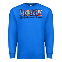 True Royal home of the because of the brave Premium Sweatshirt - JahusDesignShop