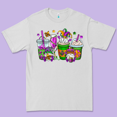 Mardi Gras Gnomes Coffee Cups Premium Tee Designed By Oliviacreatesart