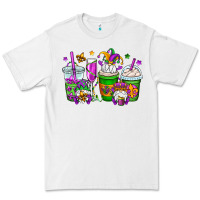White mardi gras gnomes coffee cups Premium Tee - OliviaCreatesArt
