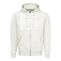 Oatmeal Heather resist   political resistance Zipper Hoodie - baoMotion