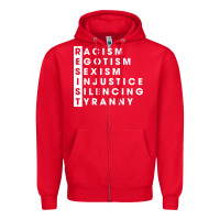 Resist   Political Resistance Zipper Hoodie | Teevron