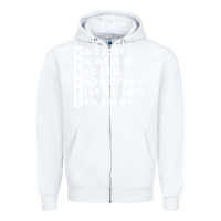 White resist   political resistance Zipper Hoodie - baoMotion