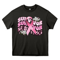 Asphalt survivor breast cancer Heavy Core Tee - CowGirlArtShop
