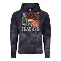 Cloud Black Just a Small Town Teacher Vintage Hoodie - CowhideDigitalArt