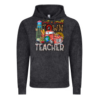 Vintage Black Just a Small Town Teacher Vintage Hoodie - CowhideDigitalArt
