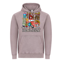 Vintage Zinc Just a Small Town Teacher Vintage Hoodie - CowhideDigitalArt