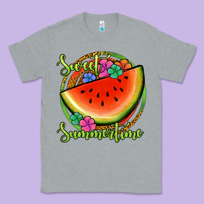 Sweet Summertime Watermelon Classic Tee Designed By Jasminsmagicworld