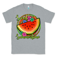 Heather Grey sweet summertime watermelon Classic Tee - Jasminsmagicworld