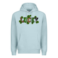 Blue Mist st patricks day lucky shamrock Premium Hoodie - RanaPortraitStore