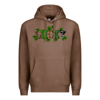 Chestnut st patricks day lucky shamrock Premium Hoodie - RanaPortraitStore