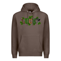 Coffee st patricks day lucky shamrock Premium Hoodie - RanaPortraitStore