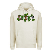Oatmeal Heather st patricks day lucky shamrock Premium Hoodie - RanaPortraitStore