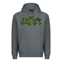 Rock st patricks day lucky shamrock Premium Hoodie - RanaPortraitStore